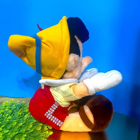 WALT DISNEY DISNEY WORLD DISNEYLAND EXCLUSIVE VTG 80’s PINOCCHIO PLUSH w/TAGS - Picture 7 of 14